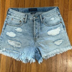 Aeropostale 90s high rise cut off denim shorts size 8